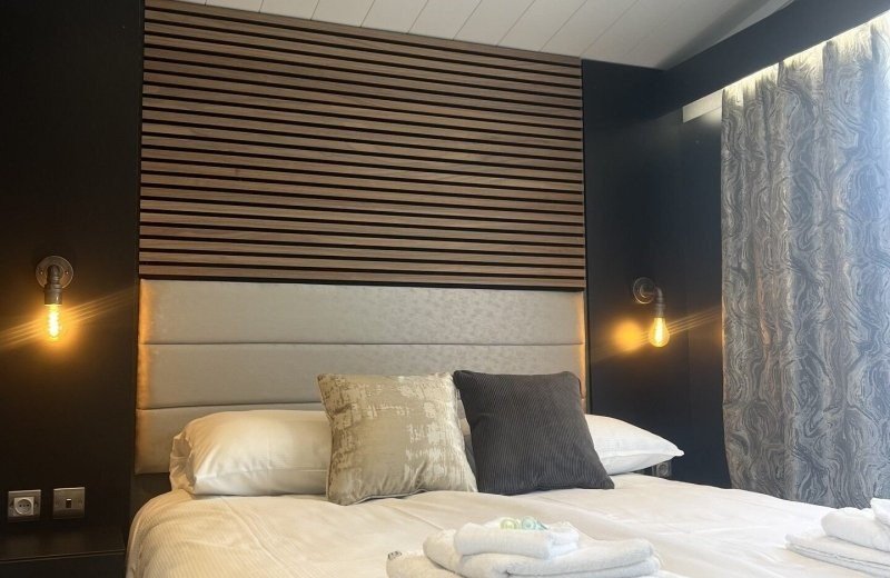 Hotel chalet in zeeland slaapkamer