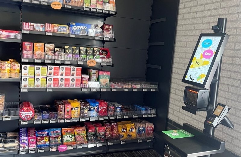 Minimarket op de zeeuwse parel kassa