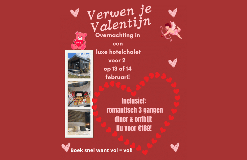 Valentijnarrangement bij de zeeuwse parel