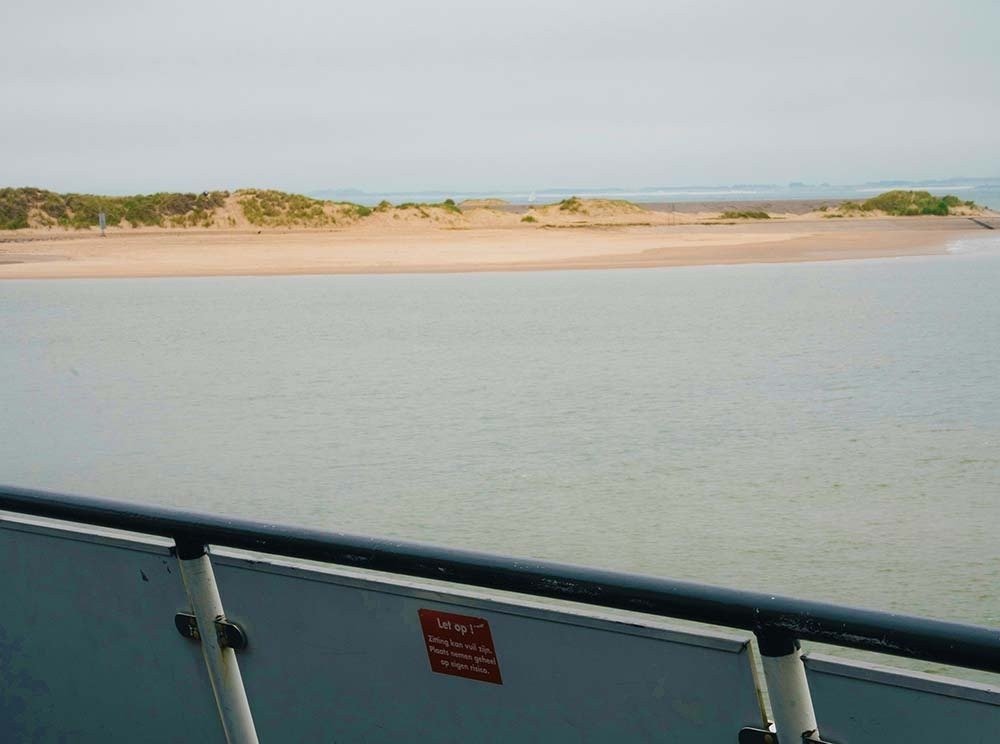 Op de veerpont in Zeeland